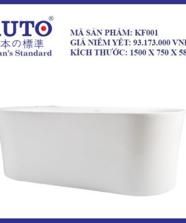 Bồn tắm KUTO 1500x750x580MM-KF001