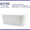 Bồn tắm KUTO 1700x800x580MM-KF002