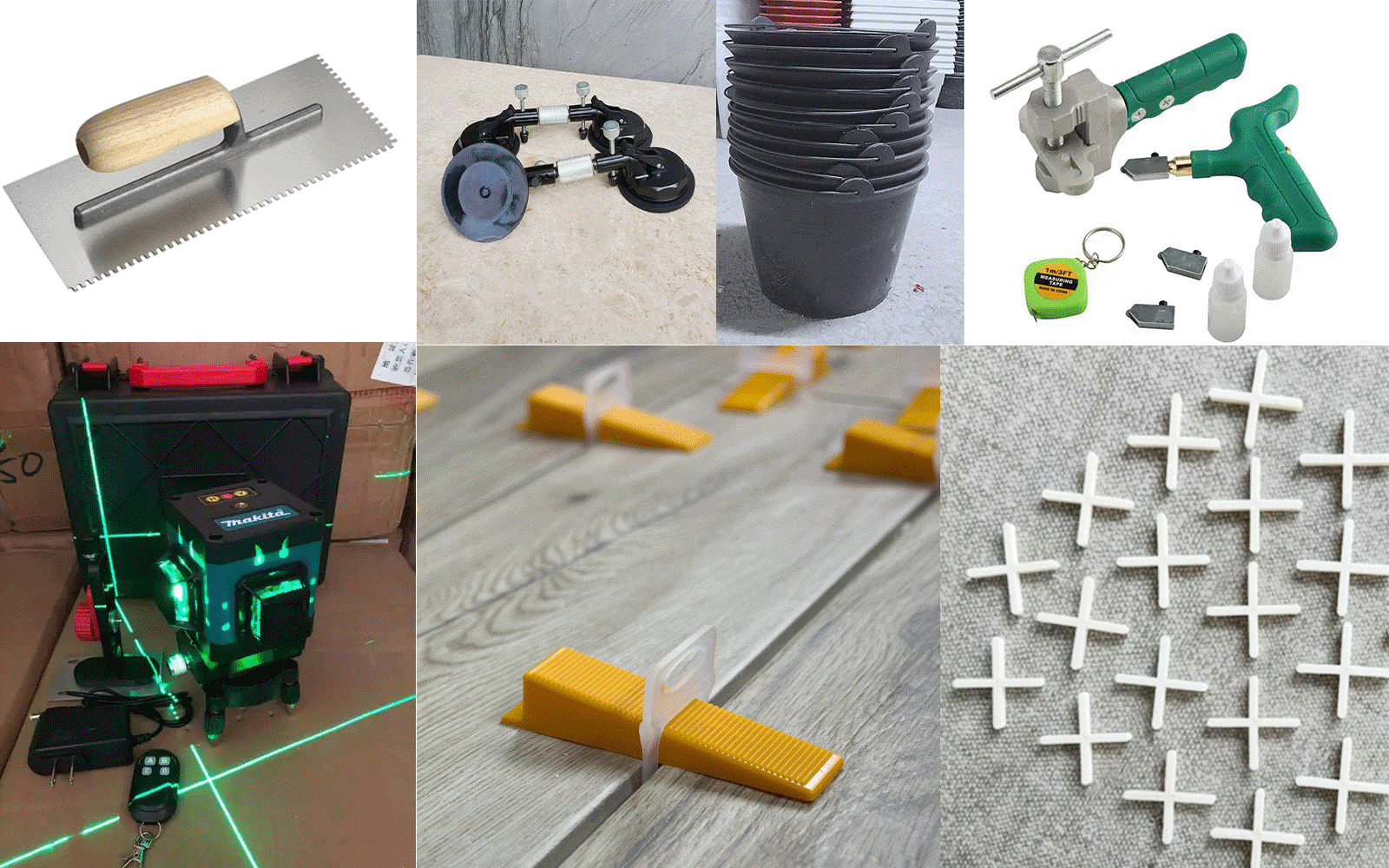 CHUẨN BỊ DỤNG CỤ, VẬT LIỆU ĐỂ ỐP LÁT GẠCH KHỔ LỚN
