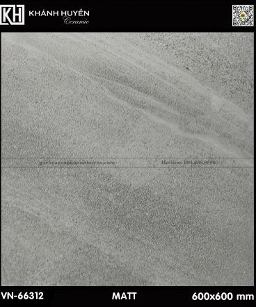Gạch lát nền VN-66312 600x600mm men matt xuất xứ Việt Nam