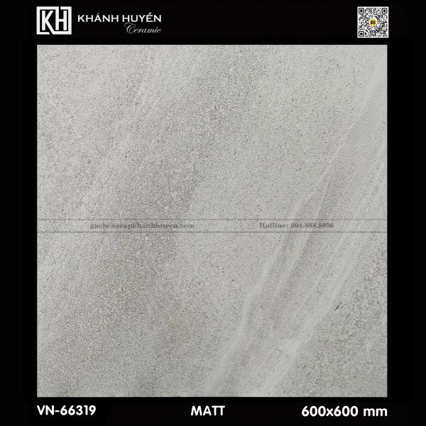 Gạch lát nền VN-66319 600x600mm men matt xuất xứ Việt Nam