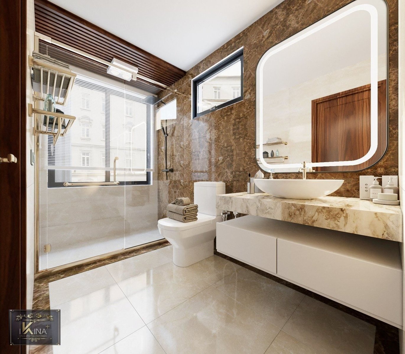 Gạch giả đá có thể được sử dụng ở cả phòng tắm, phòng ngủ, phòng khách…