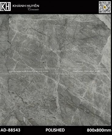 Gạch lát nền AD-88543 800x800mm men bóng xuất xứ Ấn Độ