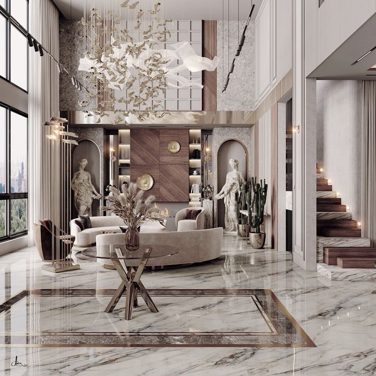 Tìm hiểu xu hướng chọn gạch ốp lát Penthouse, biệt thự, Duplex