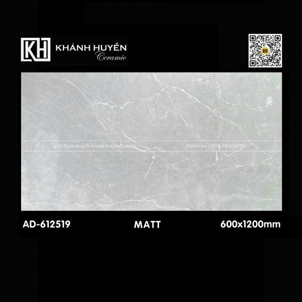 Gạch ốp lát AD-612519 600x1200mm men matt xuất xứ Ấn Độ