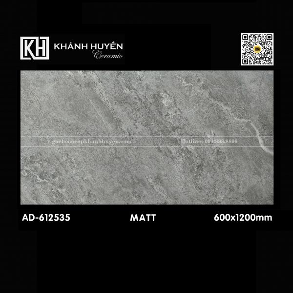 Gạch ốp lát AD-612535 600x1200mm men matt xuất xứ Ấn Độ